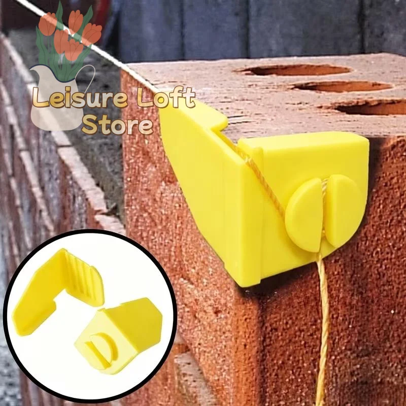 1/2Pcs Bricklaying Line Clamps Lightweight Sturdy Masonry Clips for Home DIY Brick Wall Building Work