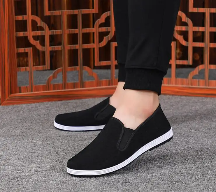 أحذية قماشية رجالية سهلة الارتداء، أحذية عمل كاجوال خفيفة الوزن ومسامية مقاومة للاهتراء للخريف والربيع #5