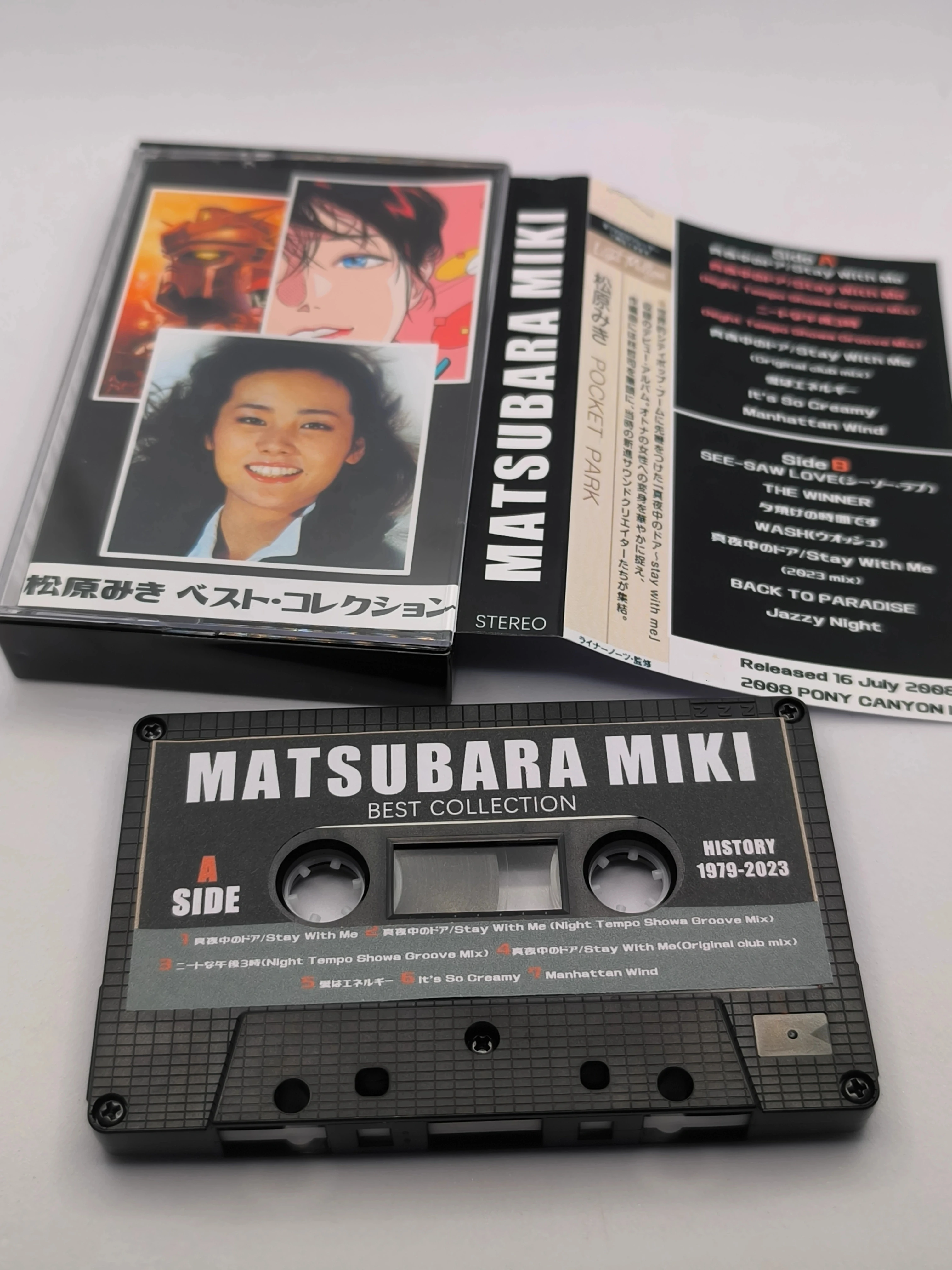 City Pop Matsubara Miki Music Tape Best Collection Album Stay With Me Cassettes Cosplay Walkman Recorder Car Soundtracks Box