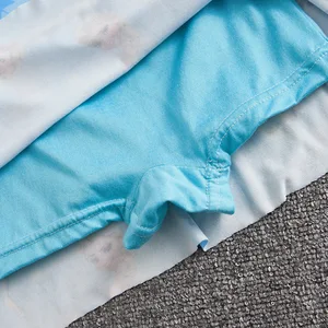 Disney princess swimsuit for kids, girl, beautiful bikini, bath linen, cartoon beach clothes for children, Anna and Elsa, frozen 12 Main Sales Bathrooms Children's Girl - №4