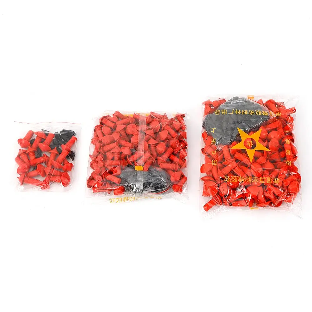 طقم إصلاح الإطارات مع 85 سدادات فطر، طقم إصلاح ثقب الإطارات بدون أنبوب أدوات إصلاح الإطارات العالمية لثقب الإطارات والإطارات المسطحة