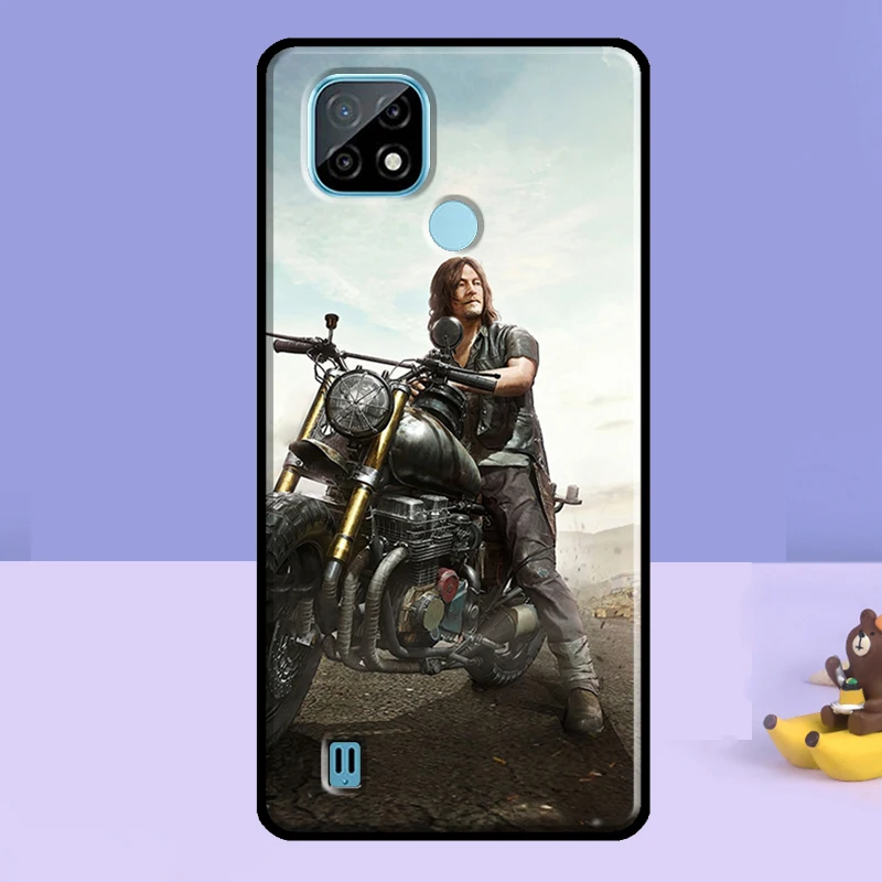 Daryl Walking Dead Case For Realme C61 C75 C67 C55 C53 C51 C35 C21Y C25S GT 7 Pro 6 6T 10 11 12 13 14 Pro Plus