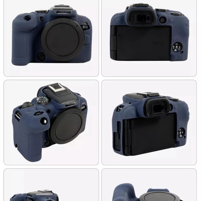 

Camera Bag Body Case For Canon EOS R10 Camera Cover Carrying Case Litchi Pattern Photography Handbag