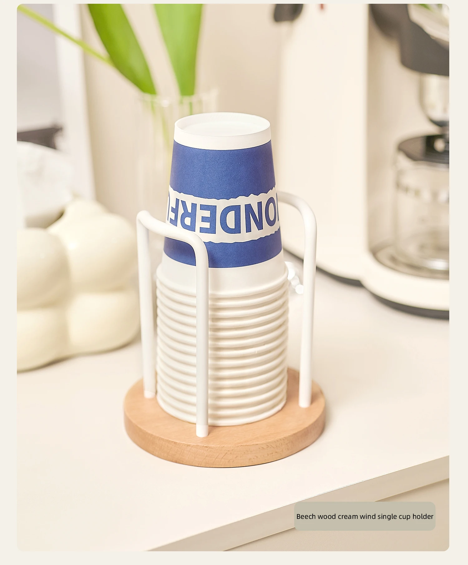 Küche Papier Tasse Halter Einweg Tassen Picker Multifunktionale Desktop Tasse Lagerung Rack Haushalt Kaffee Tasse Halter für Hause – Detail 10