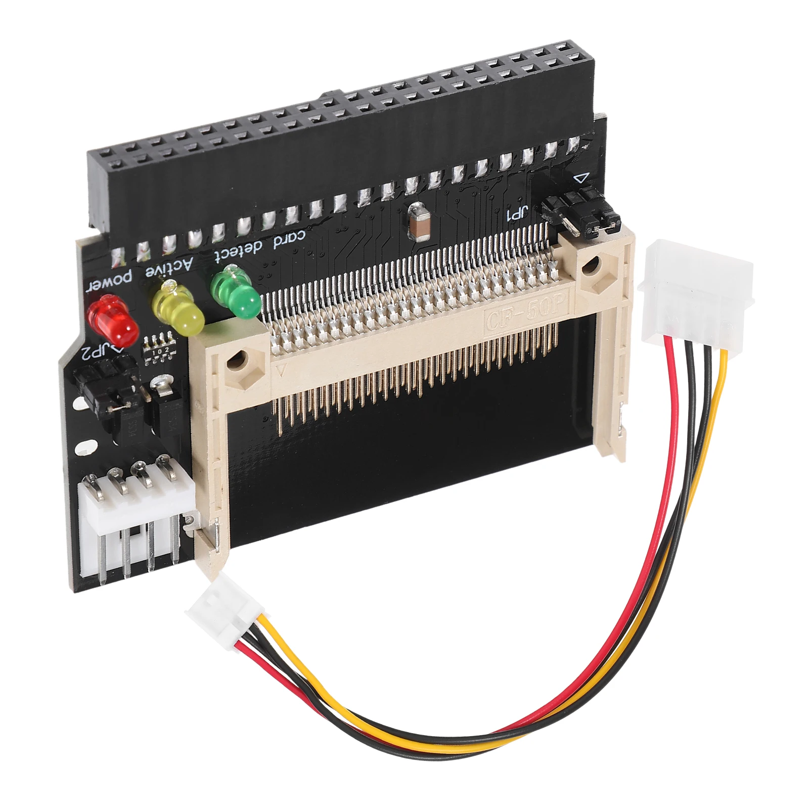 

To Adapter Support Cf Ii Ibm Microdriver 50 Pin Converter Board 3 Led Indicators 40 Pin Socket Power Cable Included
