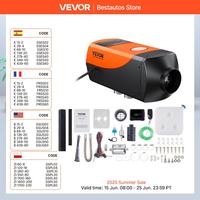 SucceBuy2KW Diesel Air Heater 12V Diesel Heater with LCD Display Diesel Parking Heater Rapid Heating for RV Trailer Camper Boat