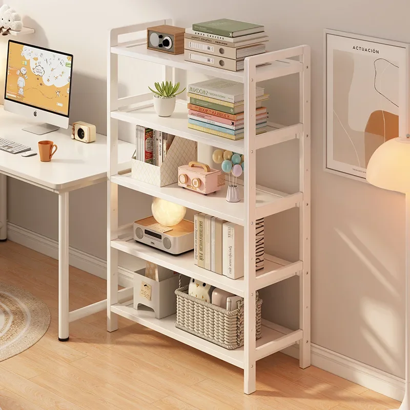 Household Goods Simple Bookshelf, Small-sized Storage Rack Against The Wall, Home Multi-layer Desk, Simple Book Storage Rack