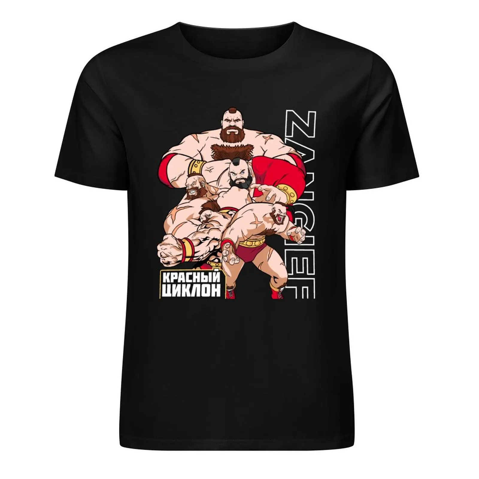 

Zangief T-Shirt man clothes heavyweights men t shirts high quality