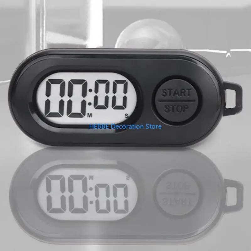 B0KC Multifunctional Pocket Sized Timers Countdowns Device Strong ABS Timer 2pcs