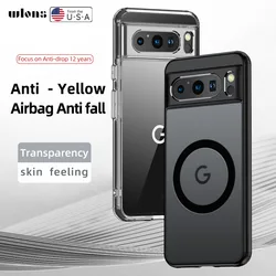 2024 Fashion Magnetic Case For Google Pixel 9 Pro 8 8A 7 Dull Polish Wireless Charger Cover Anti-knock Cases For Pixel7A Pixel8