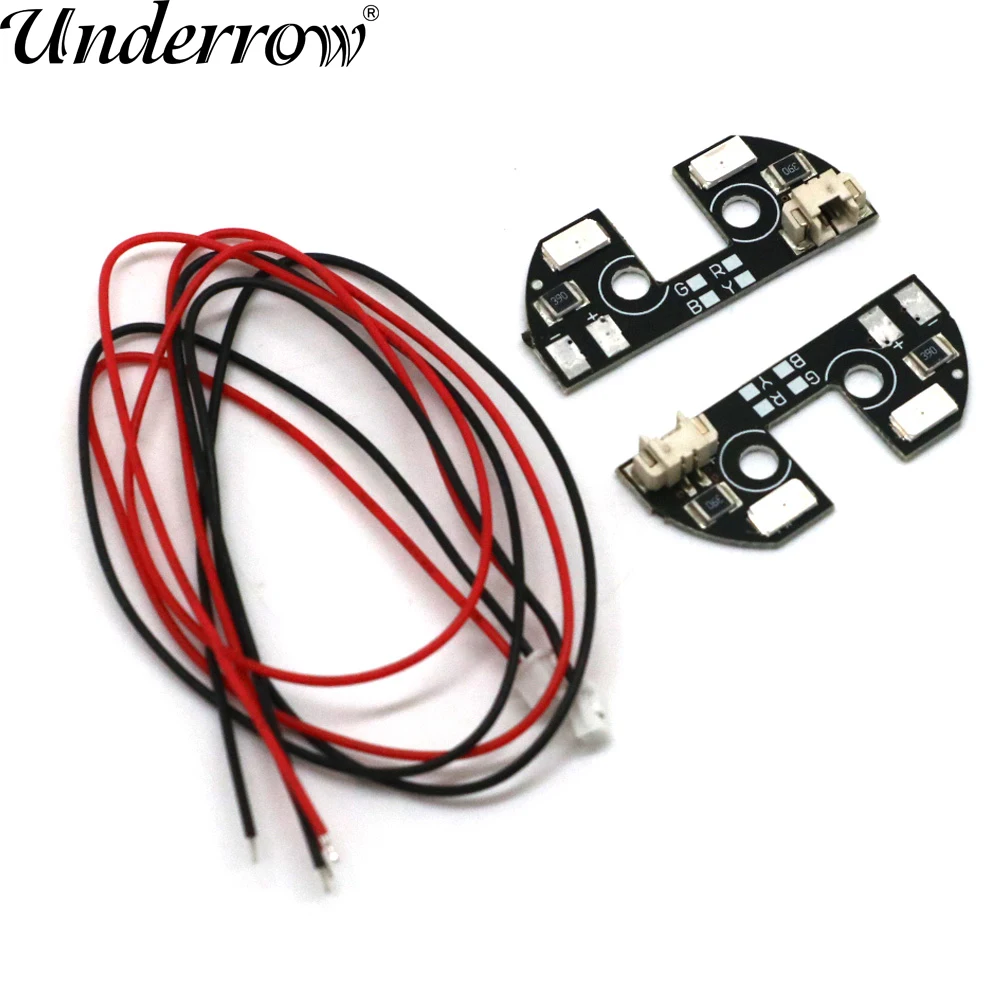 4pcs APM2.8 LED Night Aerial Navigation Light High Power with Cable 5V for F330 F450 F550 S500 S550 RC Drone Quadcopter