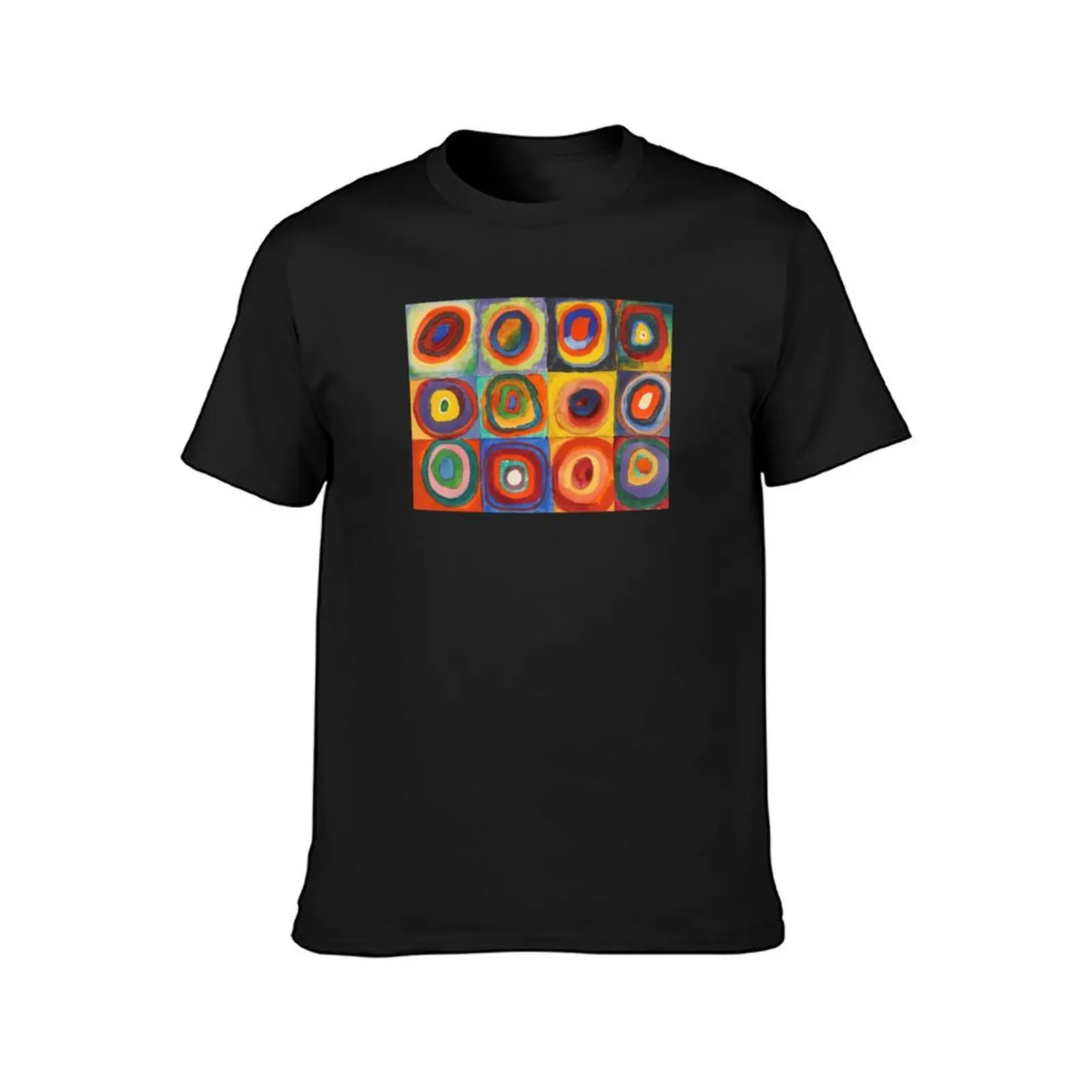 Wassily Kandinsky - Concentric Circles T-Shirt heavyweights plus sizes vintage Men's t shirts