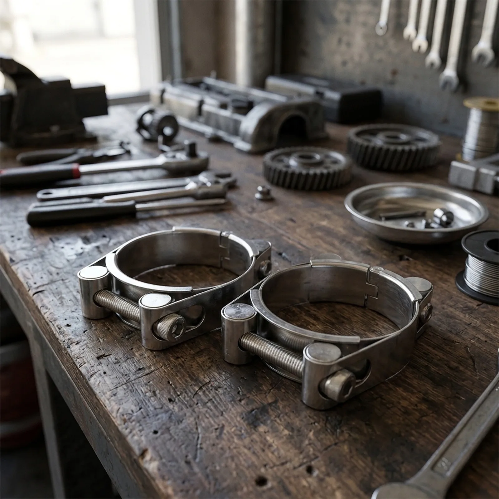 High Pressure Hose Stainless Steel Clamp High Pressure Applications High Pressure Resistance Fit Robust Hold High
