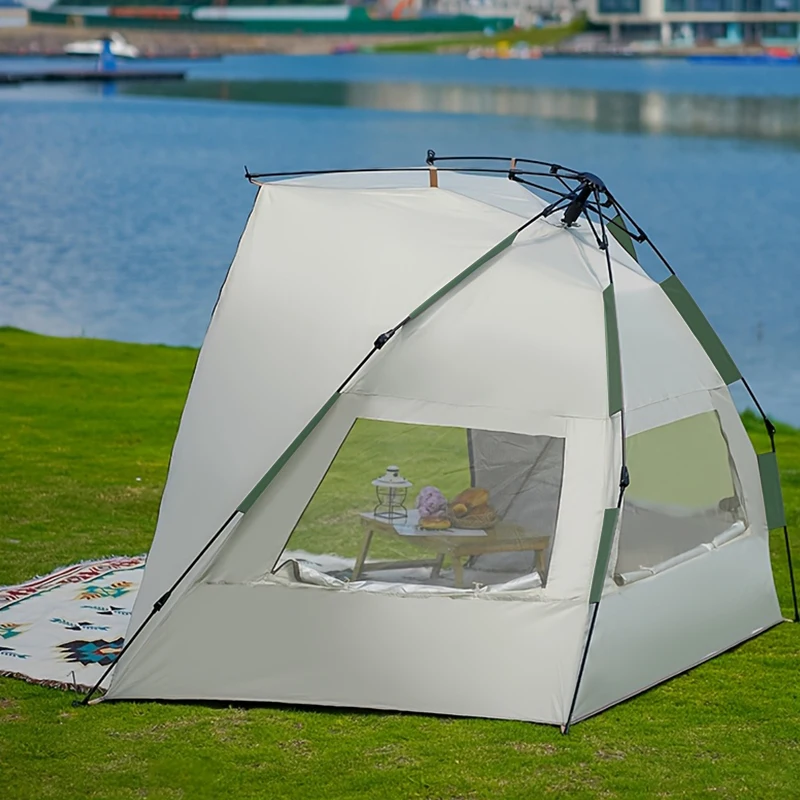 Portable pop-up beach tent windproof and sunshade