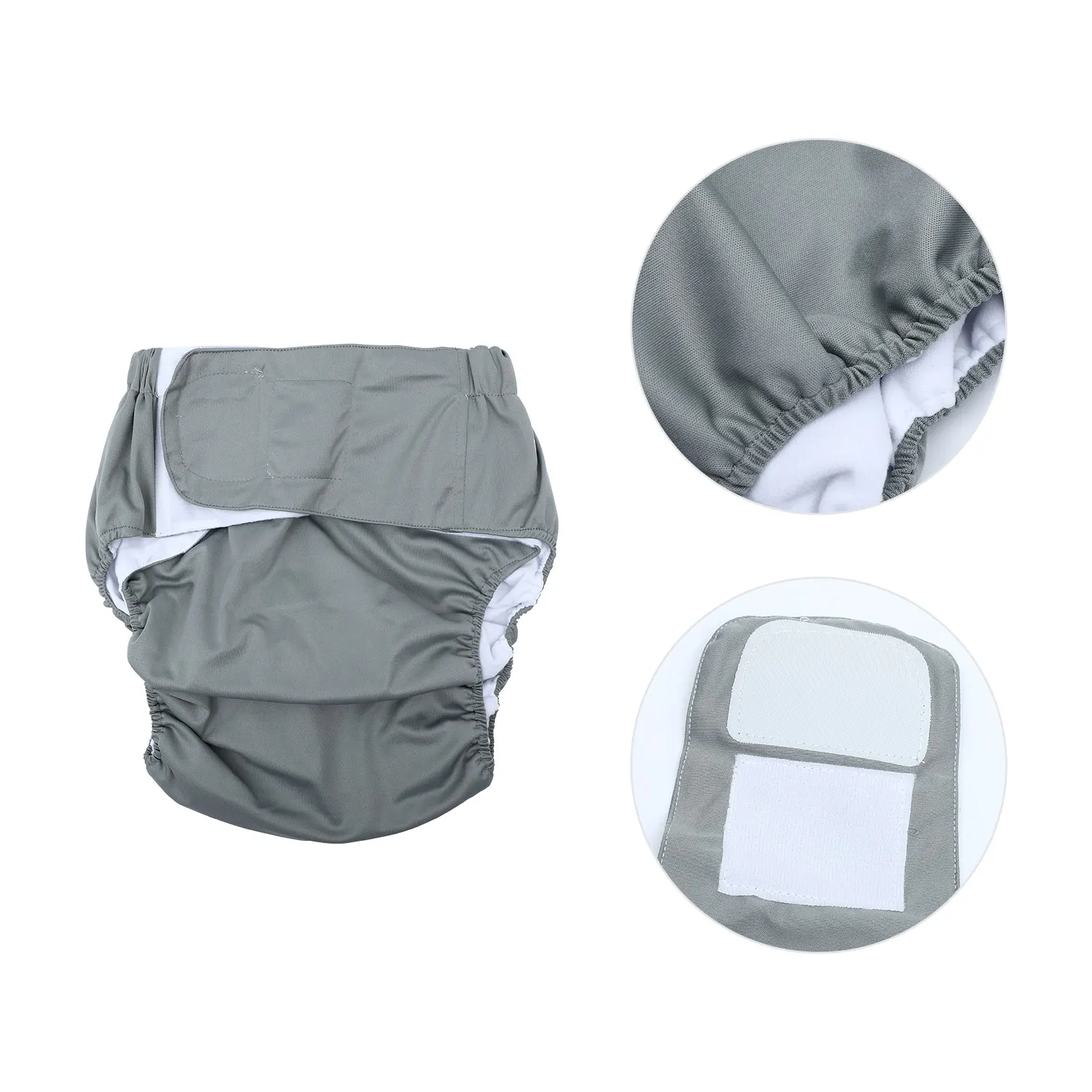 

1Pcs Tape Adjustable Waterproof Reusable Cloth Diaper Soft Breathable Absorbent Adult Elderly Incontinence Bed Wheelchair