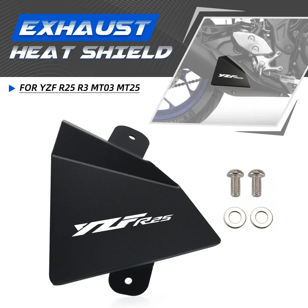 

For YAMAHA YZF R25 YZF R3 MT-03 MT-25 YZFR3 YZFR25 MT03 MT25 Motorcycle Exhaust Pipe Protection Anti-Scald Heat Shield Guard
