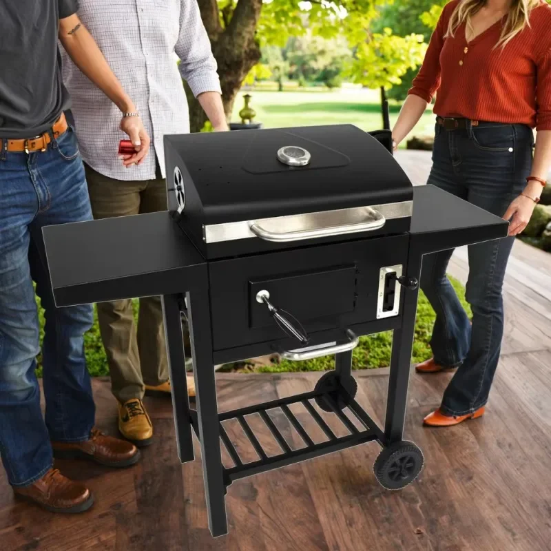 Wholesale Price Outdoor Square Fire Pit Barbeque Charcoal Grill Fire Pit