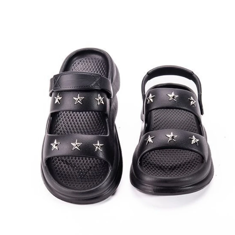 

Модные унисекс-сандалии из ЭВА с звездным принтом для женщин, для повседневной носки, для дома, улицы и пляжа, легкие.