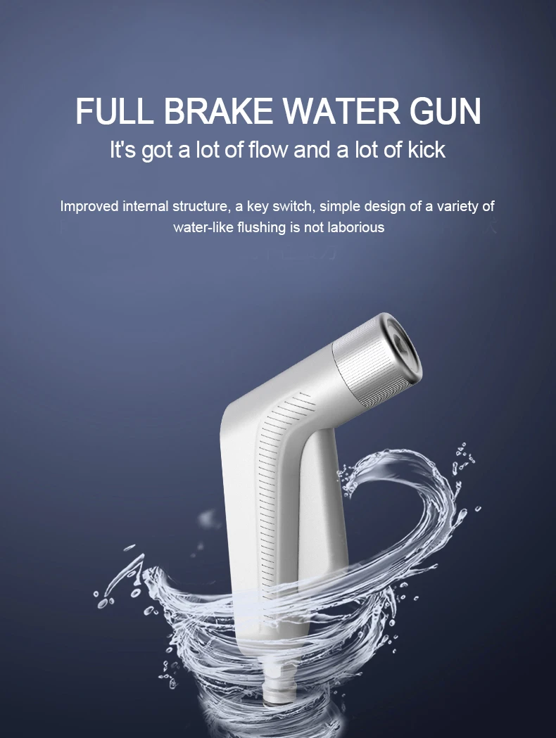 Pressure Washer Gun - High Pressure Washer Gun & Rechargeable Washing Gun with 360° Rotation & Adjustable Water Outlet