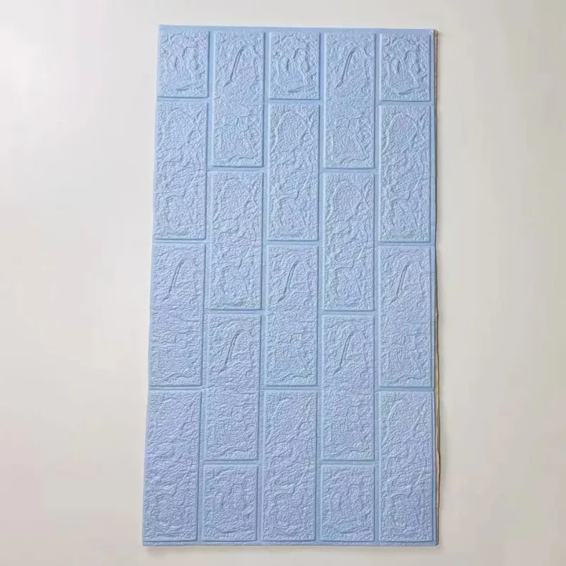CustomizationSelf-Adhesive 3D Waterproof Wallpaper XPE Foam Wall Panels for Exterior Application Bedrooms Hospitals Parks Peel-a