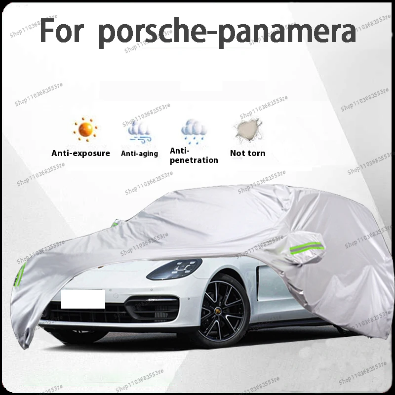 

Чехол для автомобиля Porsche Panamera Fit — водонепроницаемый, пылезащитный, солнцезащитный козырек (УФ), снегозащитный | Серебряное полное покрытие с защитой в течение всего дня