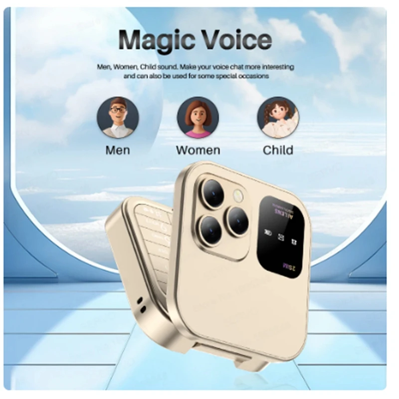 Флип-телефон компактный складной, 2sim-карты