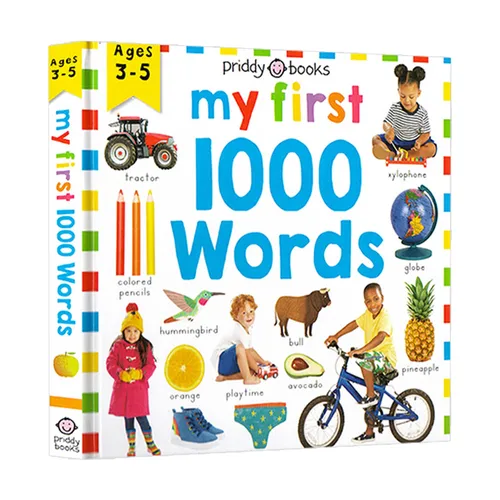 Priddy Learning My First 1000 Words, 영어 인기 과학 그림책, 3, 4, 5, 6 세 아동 도서, 9780312529796 