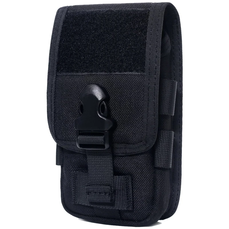 

Tactical Cell Phone Holster Pouch, Tactical Smartphone Pouches EDC Cellphone Case Molle Gadget Bag Molle Attachment Belt Holder