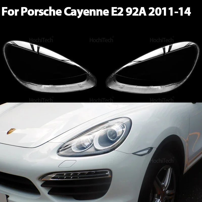 

Lampshades Headlamp Transparent Lamp Shade Headlight Cover Lens Headlights Lens Cover for Porsche Cayenne E2 92A 2011-2014