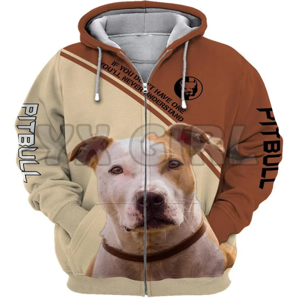 If You Dont Have One You Will Never Understand Pit Bull 3D Print Hoodies Men For Women Zipper Hoodie Casual Street Tracksuit 01