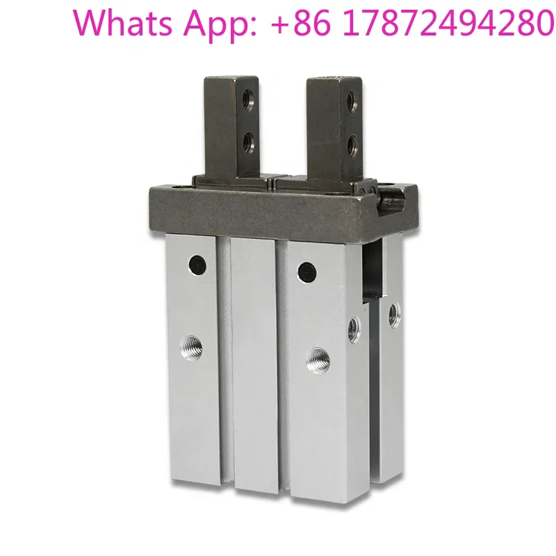 Single/double acting pneumatic air finger cylinder