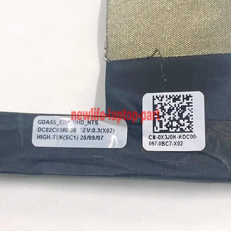 NEW Original For DELL Latitude 9520 E9520 Laptop LCD GDA55 EDP UHD Screen FLEX Cable 0X3J0H X3J0H DDC02C00RR00