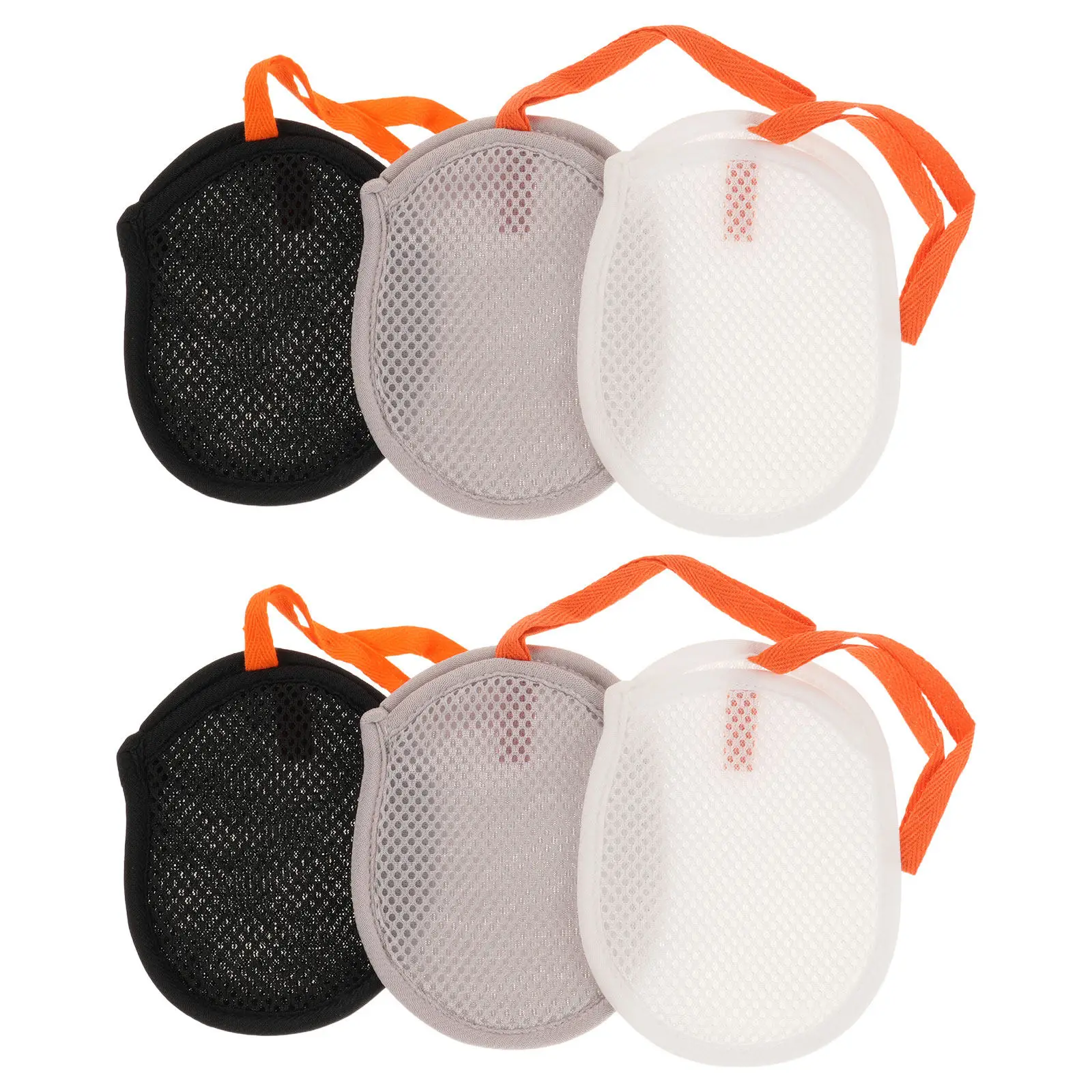 

6Pcs Foaming Mesh Soap Pouch for Shower - Thick Creamy Lather Exfoliating Soap Bag Fast Drying Travel Friendly Drawstring