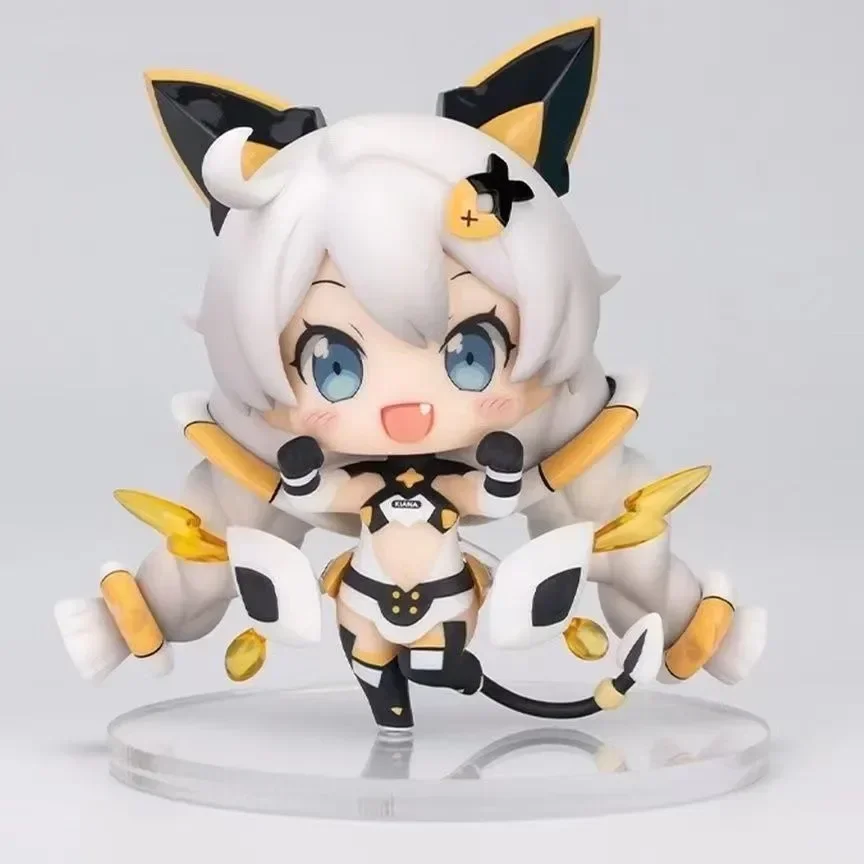 Figurine d'action en PVC de l'anime Honkai Impact 3rd, figurine de jeu Kiana Kaslana, statue de décoration Kawaii Q Ver, modèle de jouet à collectionner, cadeau, 8cm