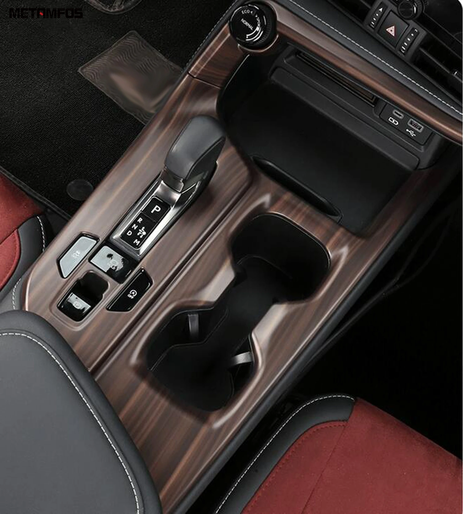 Center Console Gear Shift Box Cover For Lexus NX 250 350 350H 450H 2021-2024 2025 Carbon Fiber Water Cup Trim Inner Accessories