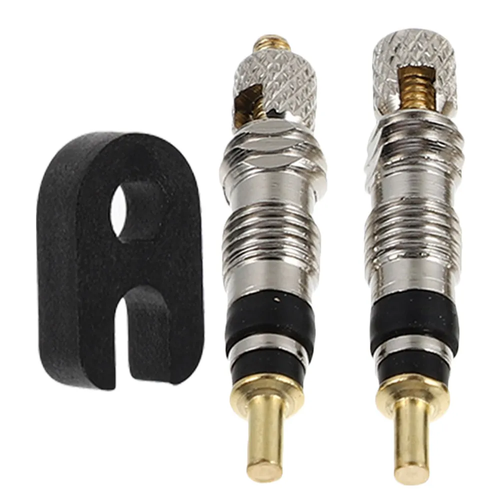 

2Pcs Valve Core Replacement Kit High-Performance Alloy Cores for Tubeless Tires with Easy-Use Removal Tool Bike Accessory