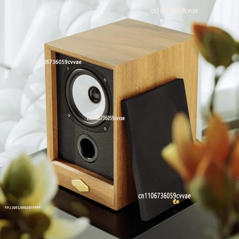 UNLIN 5-inch Fever Speaker HIFI Bookshelf Box, Coaxial Stereo Desktop Monitor Full Range Stereo
