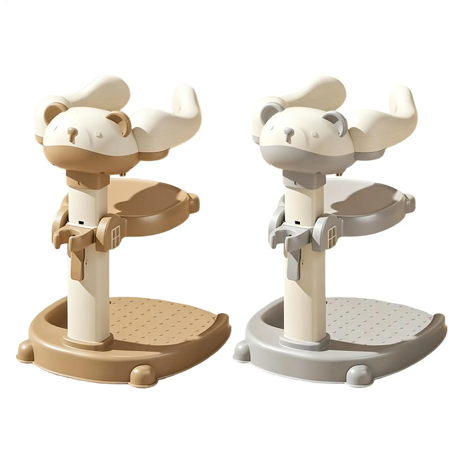 New Upgraded Non-Slip Baby Bath Stand Anti-Tip Free-Standing Baby Standing Shower Stand Safe Multifunctional Infant Bath Support