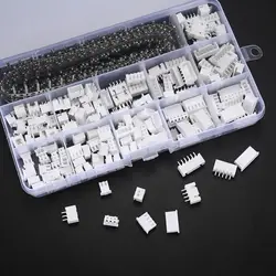 230pcs XH 2.54mm 2-5pin Pitch Terminal Kit Housing Pin Header JST Connector Wire Connectors Adaptor XH2.54 TJC3