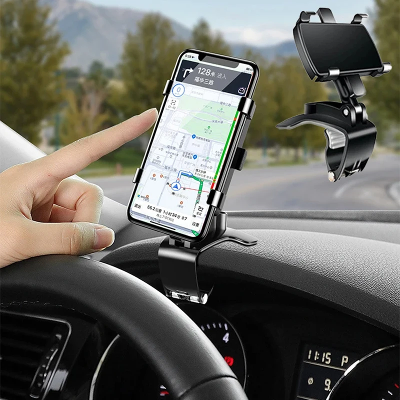 

Автомобильное крепление для мобильного телефона, автомобильный многофункциональный приборный кластер, держатель для мобильного телефона, зеркало заднего вида, навигационный кронштейн, поддержка GPS