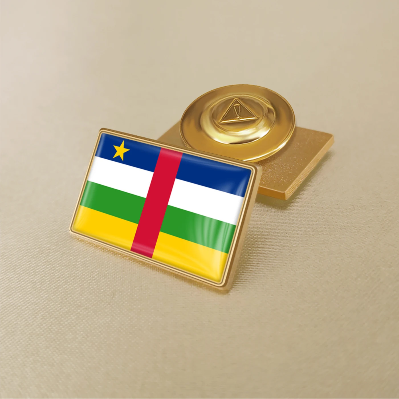 Central African Republic national Flag Lapel Pins Country Badges Brooch