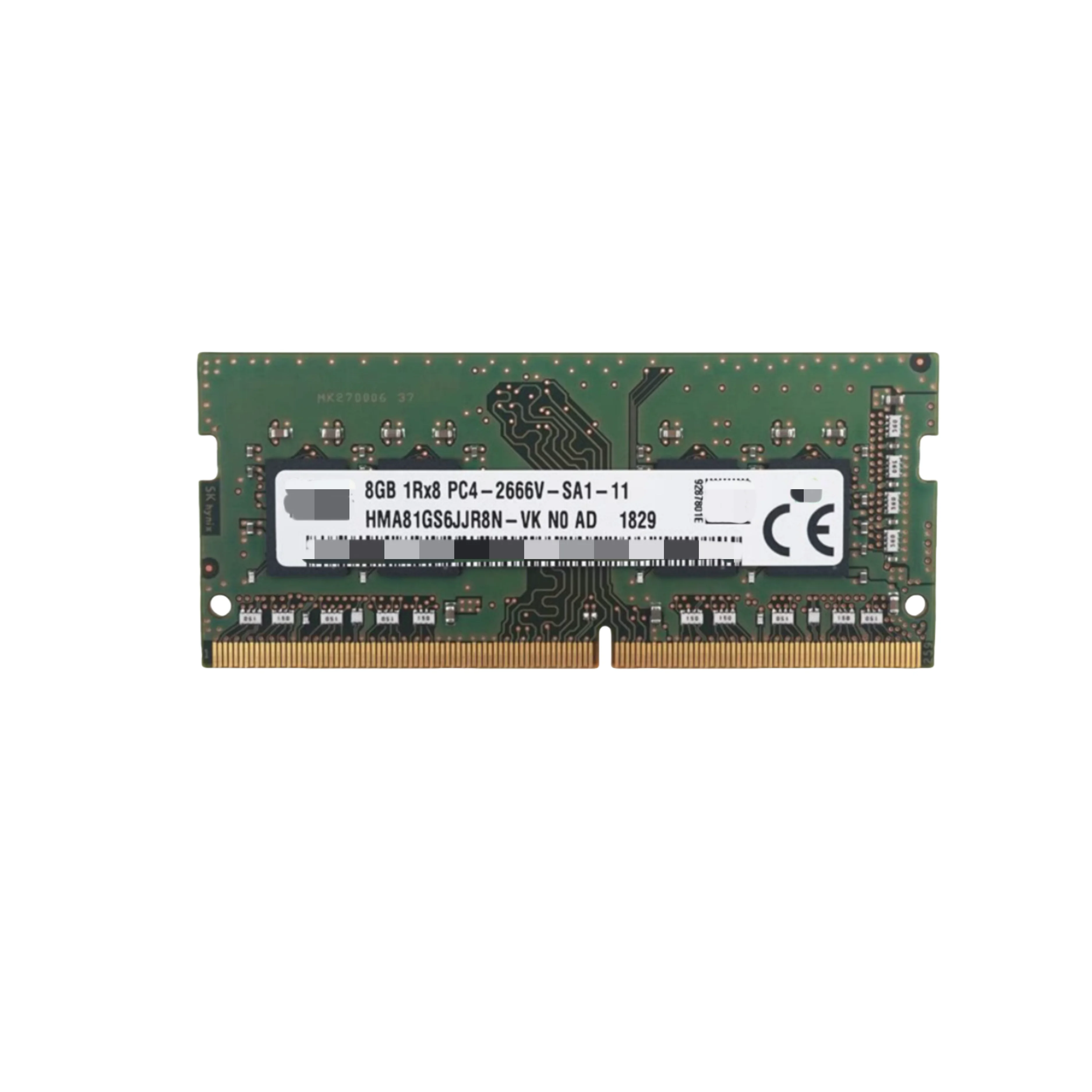 

HMA81GS6JJR8N-VK 8G 1RX8 PC4-2666V-S DDR4