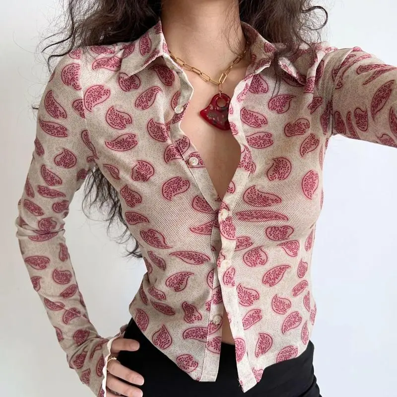 Women's Polo Shirts Button Female Tee Graphic Spring Autumn T-shirts Sexy Crop Top Cheap Clothes Clothing Trend 2025 Sales New