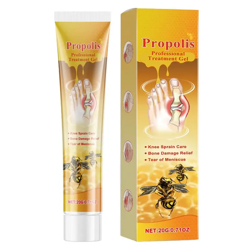 1/2pcs Joint & Bone Therapy Gel Bee Venoms Propolis Bee Professional Treatments Gel 20g Bee Venoms Gel For Legs Hands Arms Feet