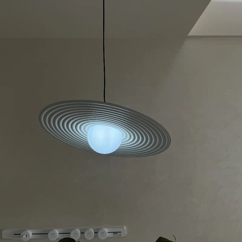 ‌Modern Minimalist Circular Pendant Light For Corridor Bar Restaurant Bedroom Bedside Indoor Hanging Lamp With Led Lighting