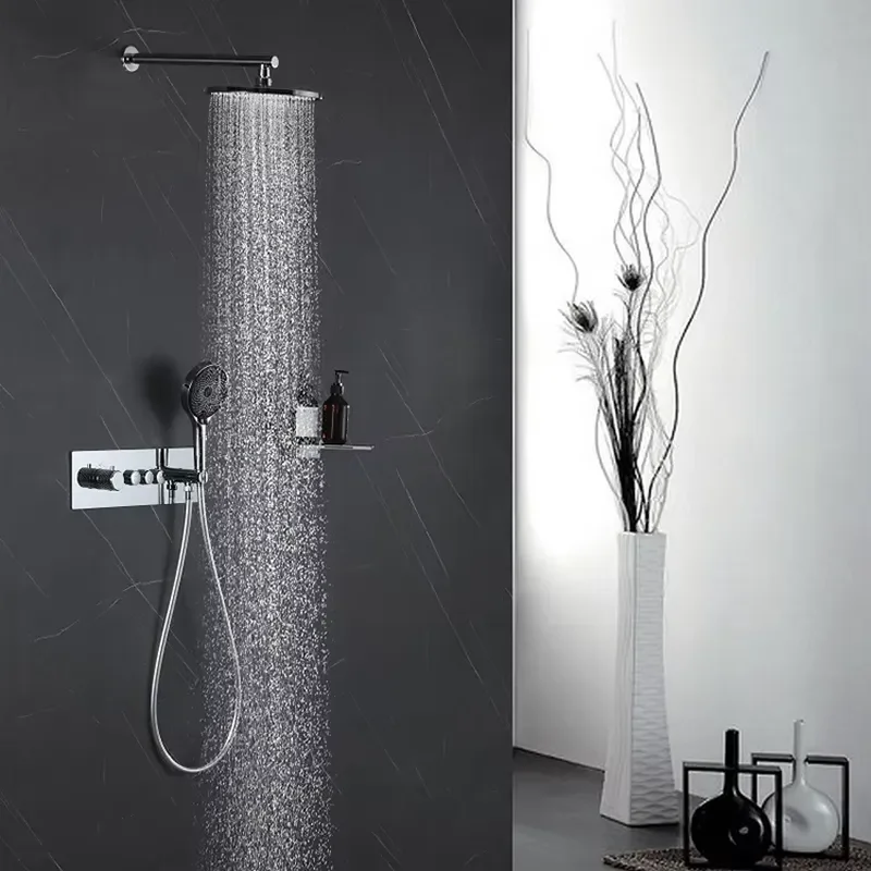 Shower System Set Bathroom Concealed Shower Set Brass Shower Set