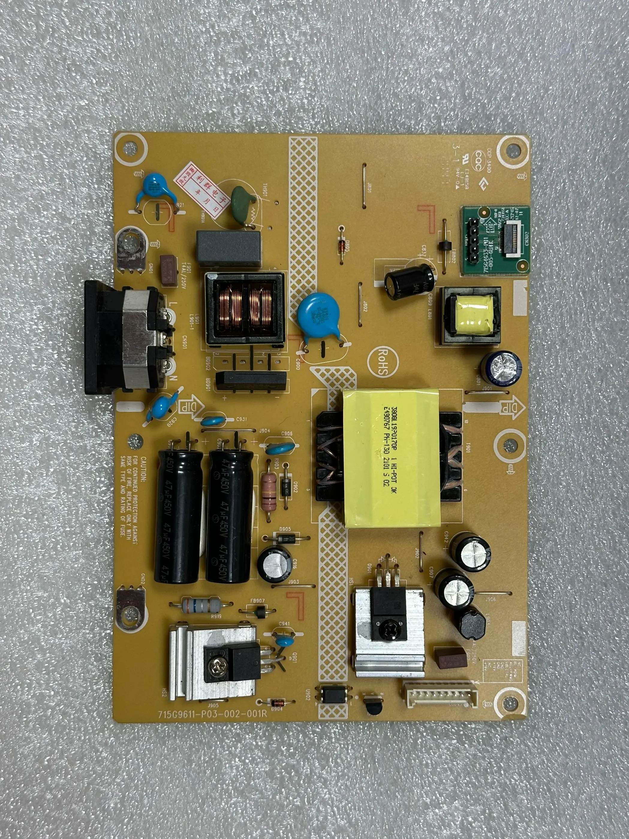 

Оригинальная плата питания C27G2 715G9611-P03-002-001R