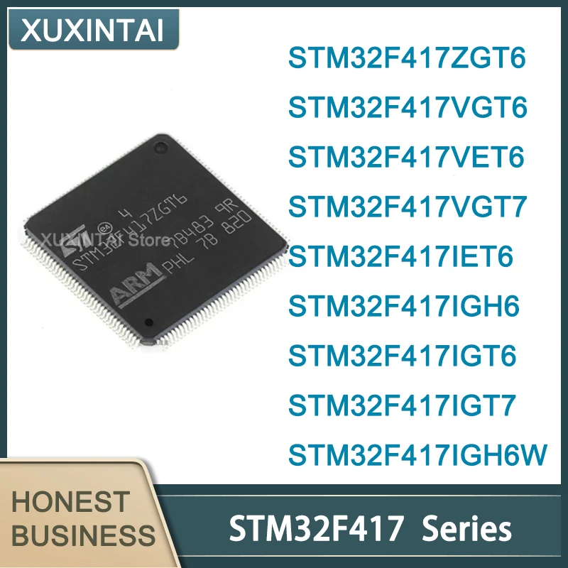 5Pcs/Lot  New Original  STM32F417  STM32F417ZGT6  STM32F417VGT6  STM32F417VET6  STM32F417VGT7  IET6  IGH6   IGT6  IGT7  IGH6W