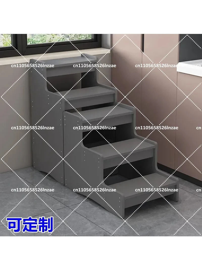 2-Tier 3-Tier Household Stair Step Storage Organizer, Dual-Use Multi-Functional Shelf for Home