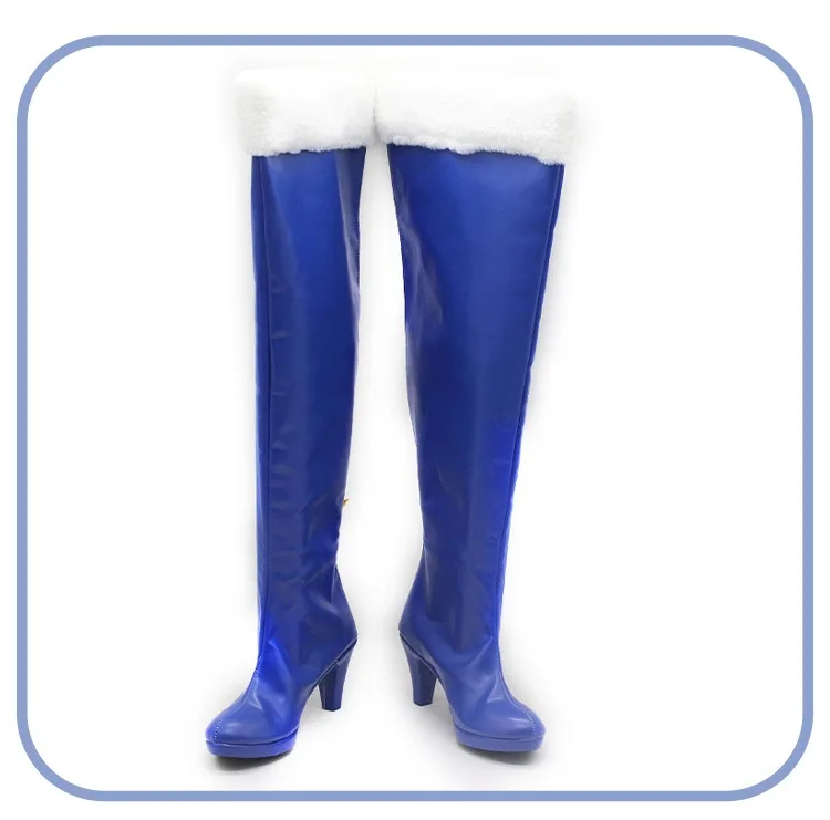 キュアコスモコスプレ靴アニメアクセサリーユニコスプレ小道具ハロウィンカーニバルブーツ PU 靴カスタムメイド